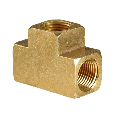 101-N5 FLOFLEX BRASS PIPE FITTING FEMALE TEE 3/4" FEMALE X 3/4" FEMALE X 3/4" FEMALE NPT